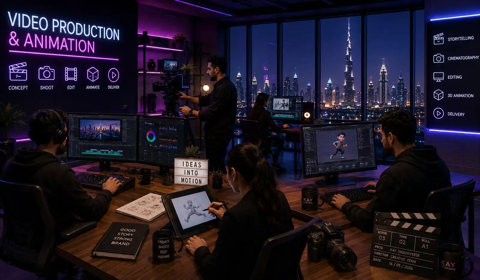 Video Production & Animation Agency - KAY DigiUniverse UAE